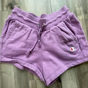 Champion Womens Purple Sweat Shorts Size M perfect condition
